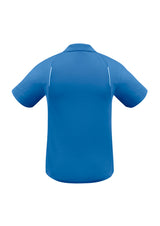 United Mens Short Sleeve Polo - Royal/White