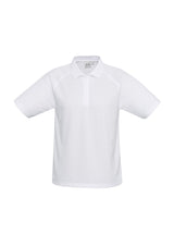 Sprint Kids Short Sleeve Polo - White