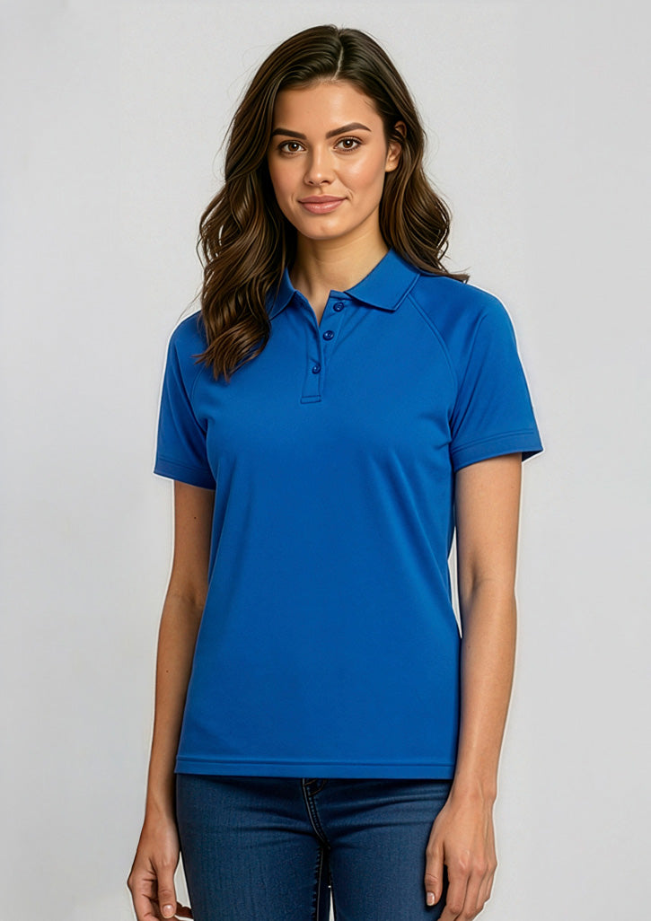 Sprint Womens Short Sleeve Polo - Red