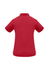 Sprint Womens Short Sleeve Polo - Red
