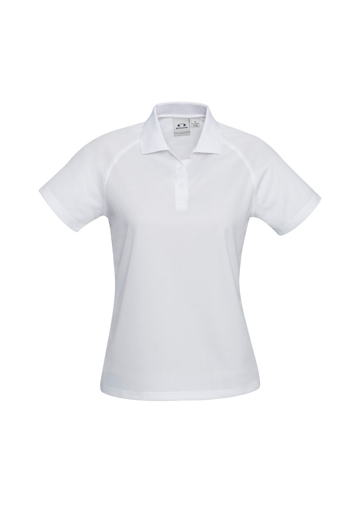 Sprint Womens Short Sleeve Polo - White