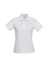 Sprint Womens Short Sleeve Polo - White