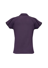 Blade Womens Short Sleeve Polo - Grape/Black