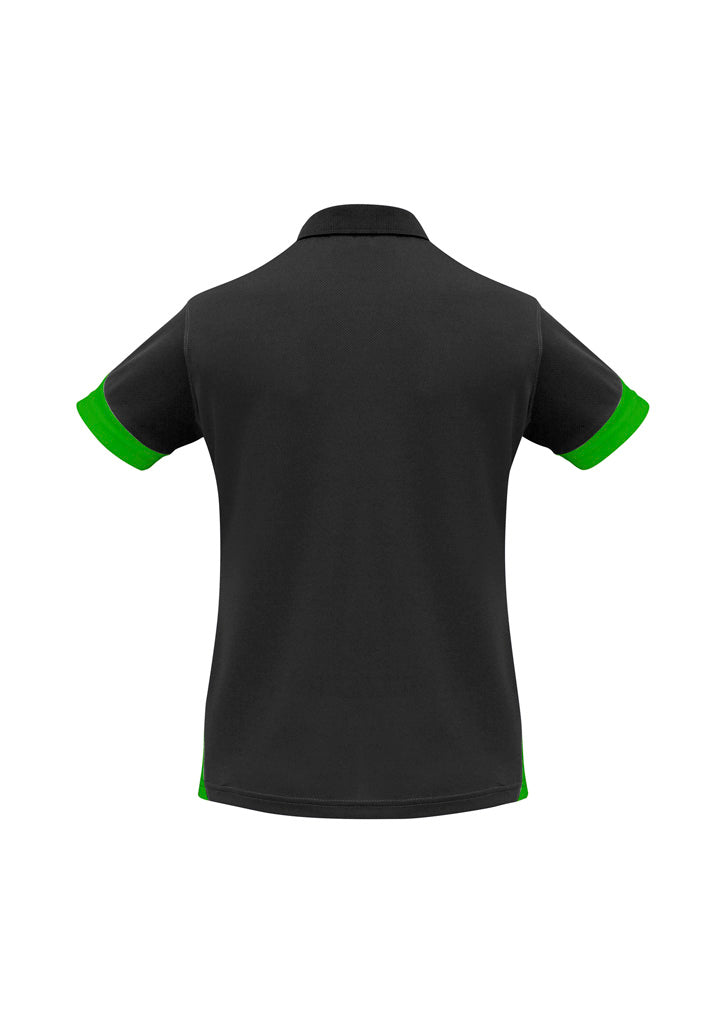Talon Womens Short Sleeve Polo - Black/Green