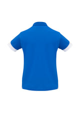 Talon Womens Short Sleeve Polo - Royal/White