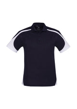 Talon Mens Short Sleeve Polo - Navy/White