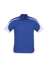 Talon Mens Short Sleeve Polo - Royal/White