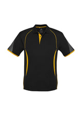 Razor Kids Short Sleeve Polo - Black/Gold