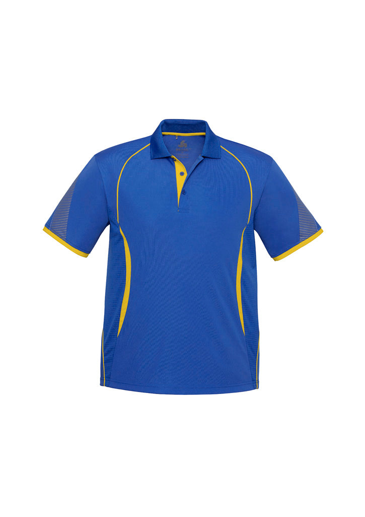 Razor Kids Short Sleeve Polo - Royal/Gold