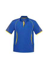 Razor Kids Short Sleeve Polo - Royal/Gold