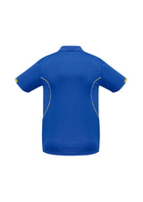 Razor Kids Short Sleeve Polo - Royal/Gold