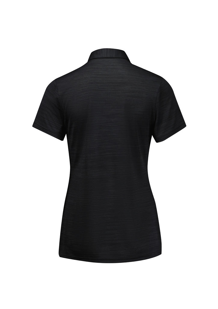Orbit Womens Short Sleeve Polo - Black