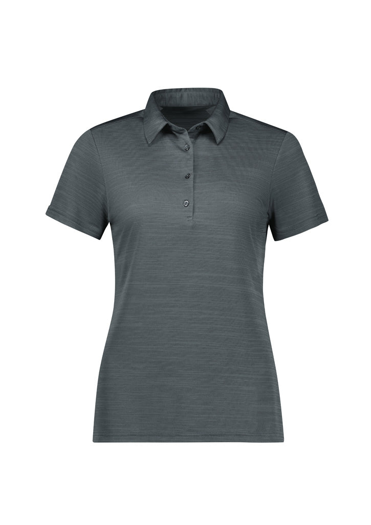 Orbit Womens Short Sleeve Polo - Dark Grey Carbon