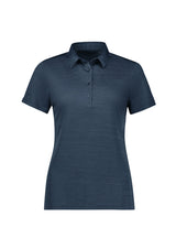 Orbit Womens Short Sleeve Polo - Navy