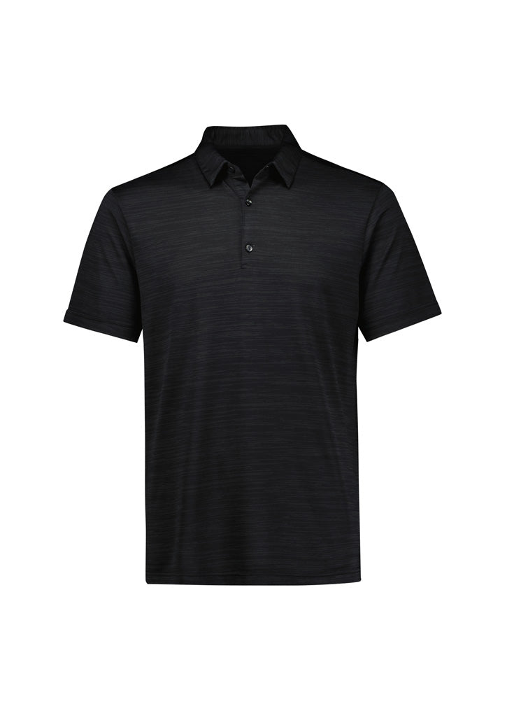 Orbit Mens Short Sleeve Polo - Black