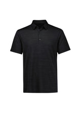 Orbit Mens Short Sleeve Polo - Black