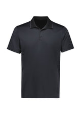 Echo Mens Short Sleeve Polo - Black Graphite