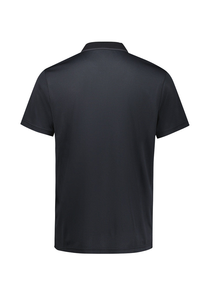 Echo Mens Short Sleeve Polo - Black Graphite