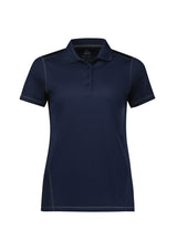 Dart Womens Short Sleeve Polo - Navy/Navy