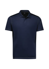 Dart Mens Short Sleeve Polo - Navy/Navy