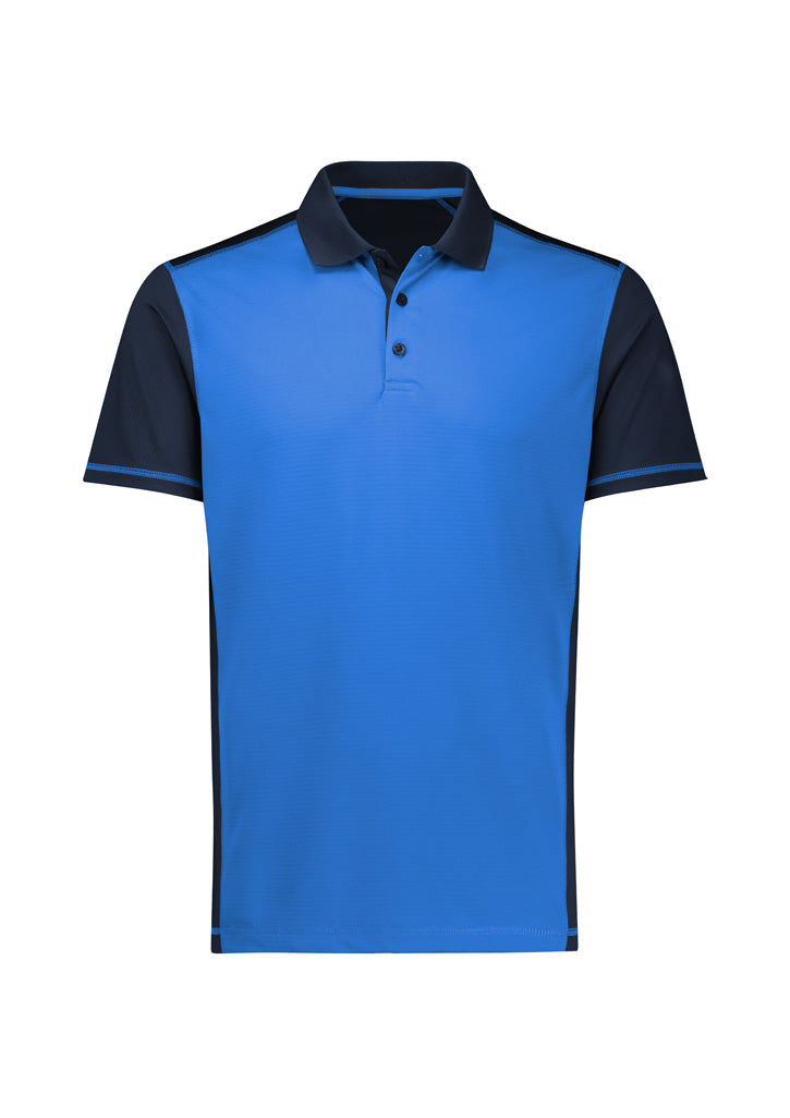 Dart Mens Short Sleeve Polo - Navy/Royal