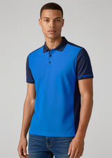 Dart Mens Short Sleeve Polo - Navy/Royal