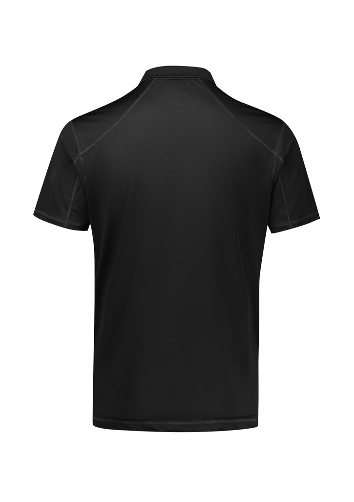 Dart Mens Short Sleeve Polo - Black/Black