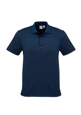 Shadow Mens Short Sleeve Polo - Carbon Blue