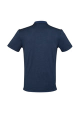 Shadow Mens Short Sleeve Polo - Carbon Blue