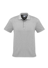Shadow Mens Short Sleeve Polo - Silver Grey
