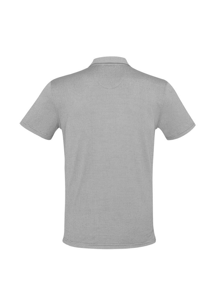 Shadow Mens Short Sleeve Polo - Silver Grey