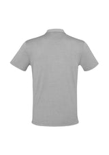 Shadow Mens Short Sleeve Polo - Silver Grey