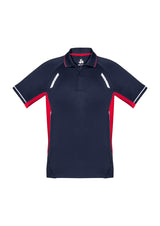 Renegade Kids Short Sleeve Polo - Navy/Red/Silver