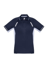 Renegade Kids Short Sleeve Polo - Navy/White/Silver