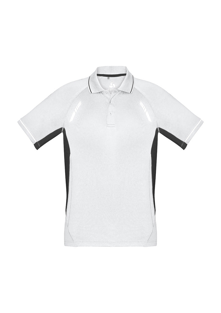 Renegade Kids Short Sleeve Polo - White/Black/Silver