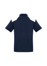 Rival Mens Short Sleeve Polo - Navy/White