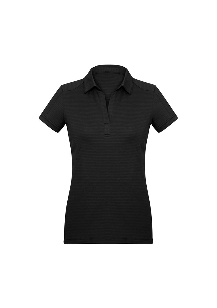 Profile Womens Short Sleeve Polo - Black