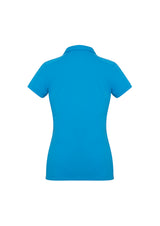 Profile Womens Short Sleeve Polo - Cyan