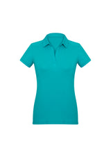 Profile Womens Short Sleeve Polo - Teal
