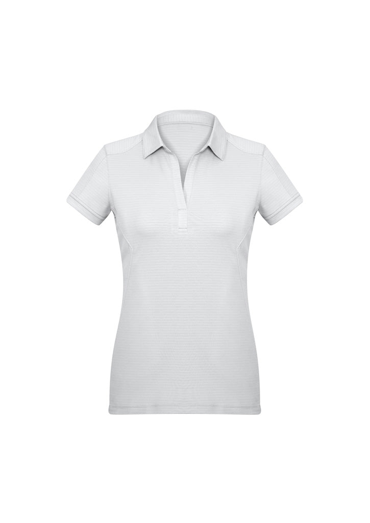 Profile Womens Short Sleeve Polo - White
