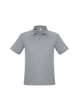 Profile Mens Short Sleeve Polo - Silver
