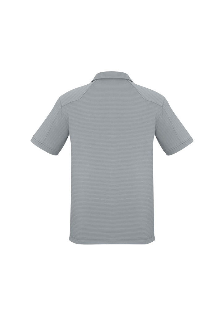 Profile Mens Short Sleeve Polo - Silver