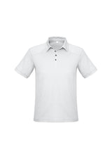 Profile Mens Short Sleeve Polo - White
