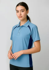 Splice Kids Short Sleeve Polo - Forest/Gold