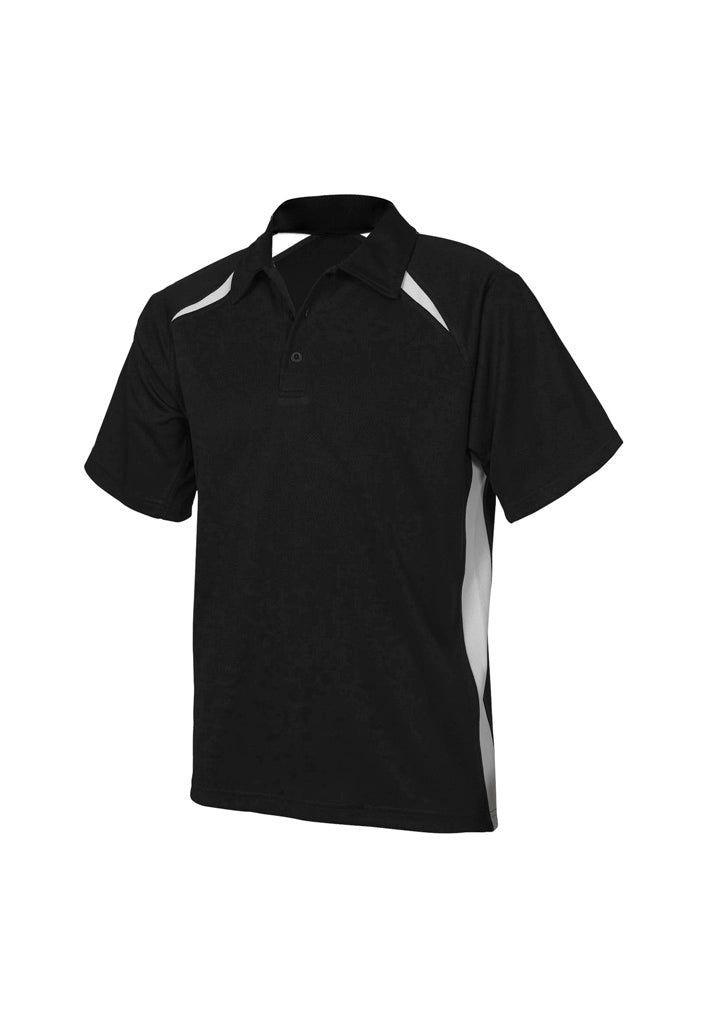 Splice Kids Short Sleeve Polo - Black/White
