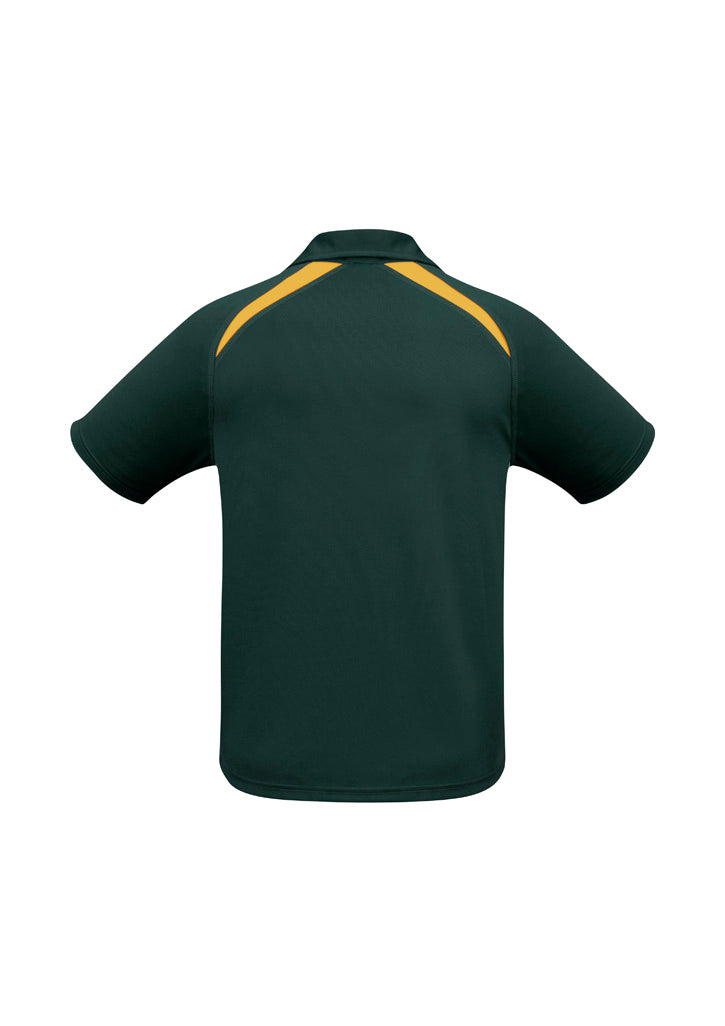 Splice Kids Short Sleeve Polo - Forest/Gold