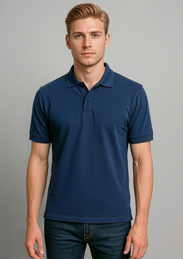 Oceana Mens Short Sleeve Polo - Black