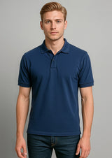 Oceana Mens Short Sleeve Polo - Black