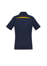 Sonar Womens Short Sleeve Polo - Navy/Gold