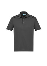 Sonar Mens Short Sleeve Polo - Grey/Black